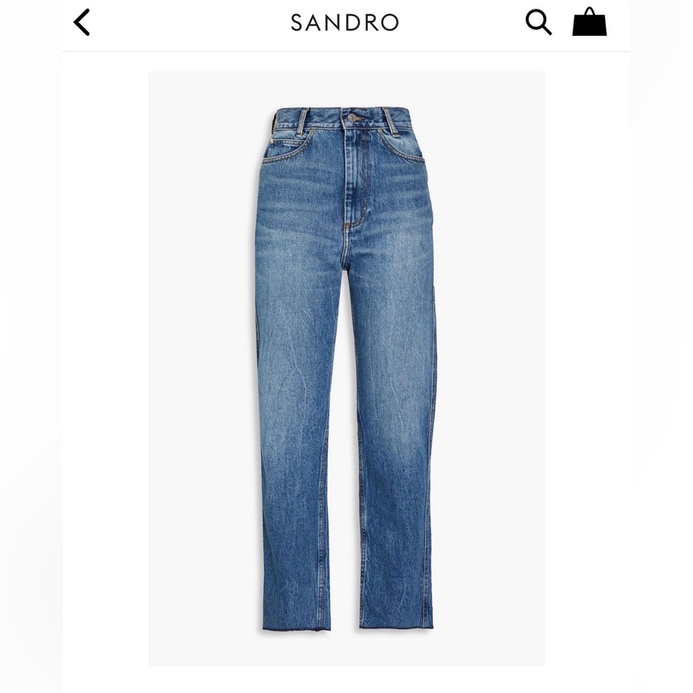 Sandro Women's straight Skinny Jeans in Blue
